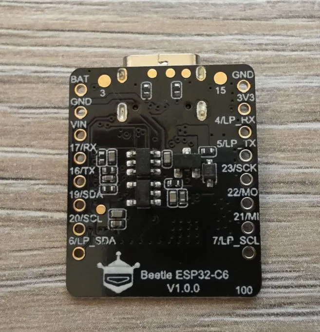Beetle ESP32-C6 back photo