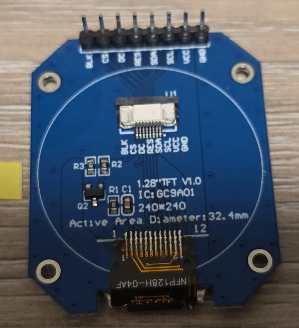 GC9A01 Round LCD Back