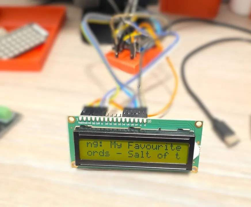 Spotify Now Playing in Action