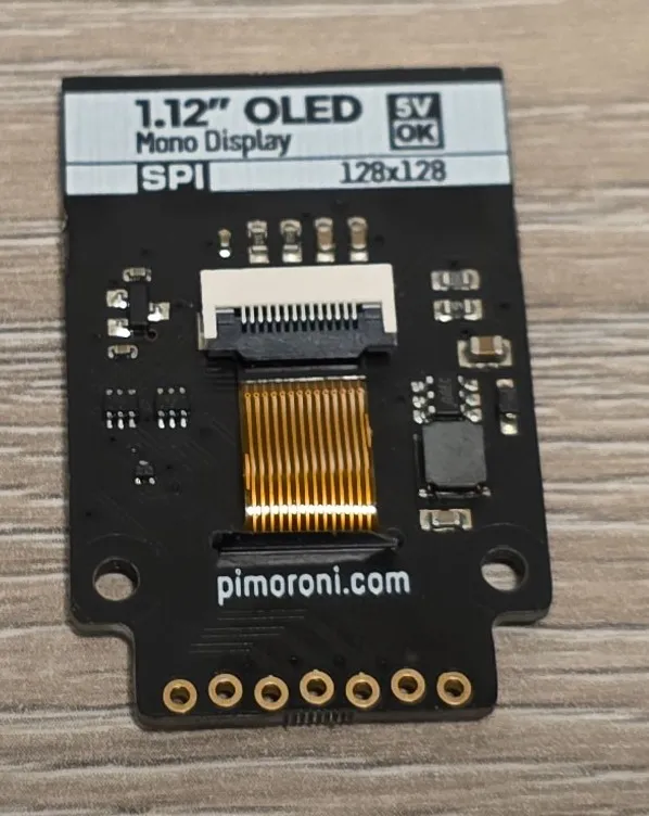 Pimoroni 1.12" Mono OLED Breakout Back Photo
