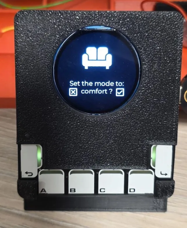 Set Heating Preset Page